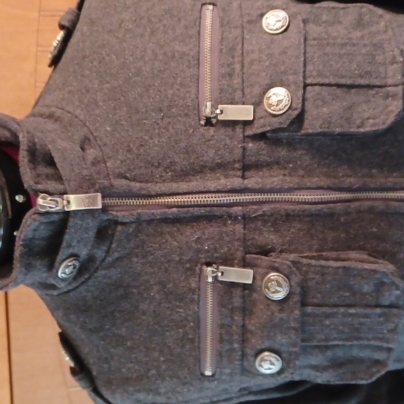 VINTAGE MAXUM STUDIO CROPPED STREETWEAR COAT - Picture 2 of 8